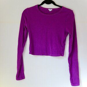 Garage Purple Long Sleeve Top - Size Medium